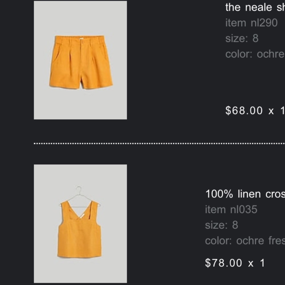 Linen set